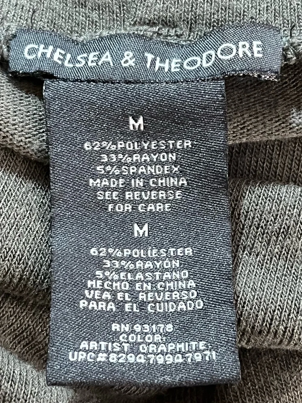 CHELSEA & THEODORE Fringe Cowl Wrap Sweater